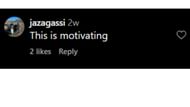 Comments section